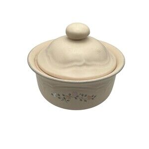 Vintage Pfaltzgraff Remembrance Butter Tub & Lid 065 USA Discontinued Floral